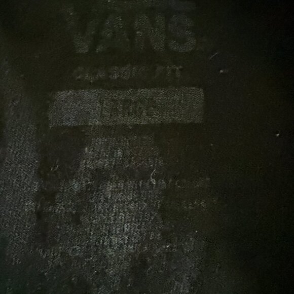 Vans Men's Large Short Sleeve Black Tropical Print T-Shirt - Picture 5 of 5